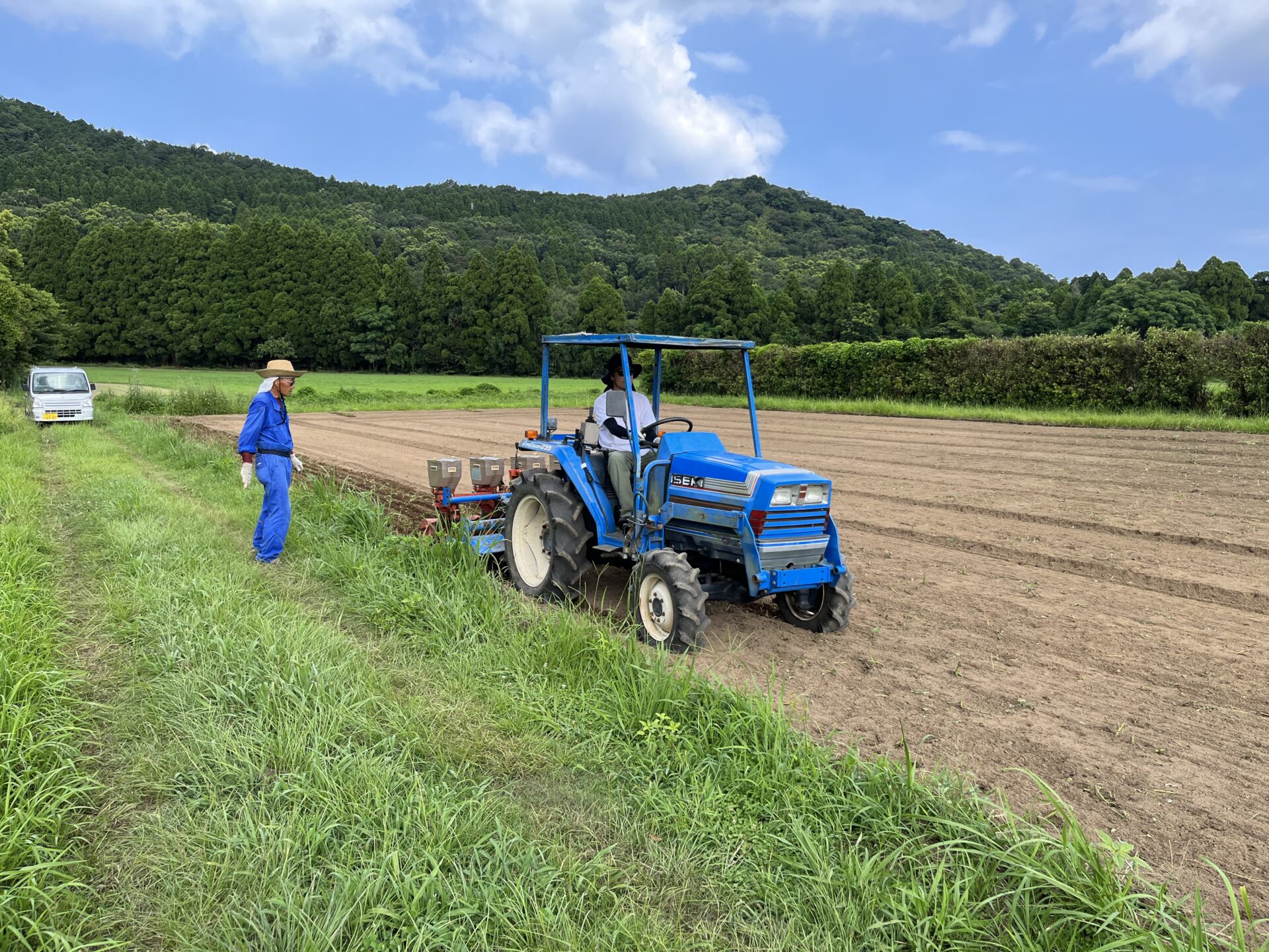 常潤高校研修圃場緑肥播種 | 自然農法・オーガニック野菜「ありのまま