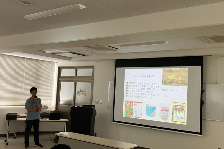 ありのまま分校　スプラウト体験、家庭菜園セミナー